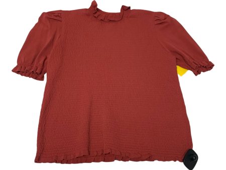 Top Short Sleeve By Catherine Malandrino In Red, Size: M Supply