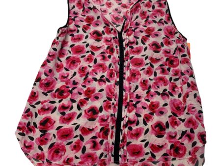 Top Sleeveless Designer By Kate Spade In Pink & Red, Size: S Sale