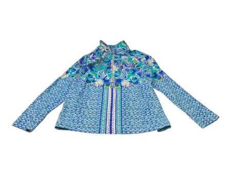 Top Long Sleeve Designer By Lilly Pulitzer In Blue, Size: M Sale