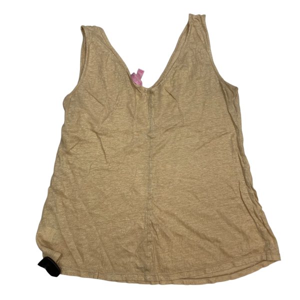 Top Sleeveless Designer By Lilly Pulitzer In Tan, Size: M For Sale