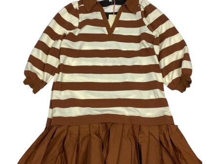 Dress Casual Short By Entro In Brown & Cream, Size: S Fashion