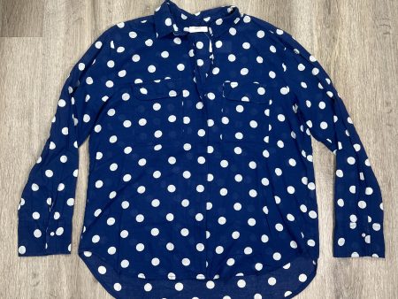 Polkadot Pattern Top Long Sleeve MIKOH , Size L Online Sale