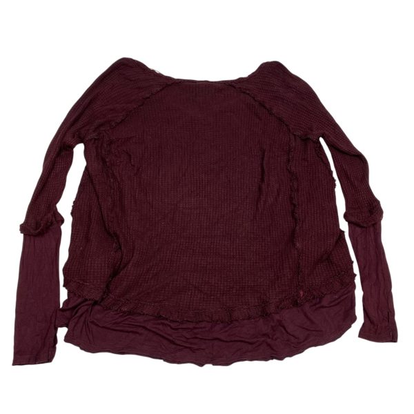 Top Long Sleeve By We The Free In Red, Size: M Sale