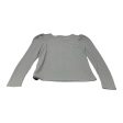 Top Long Sleeve By Philosophy In Grey, Size: M Supply