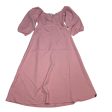 Dress Casual Midi By Velvet Torch In Pink, Size: M For Sale