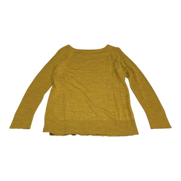 Top Long Sleeve By Loft In Yellow, Size: L For Sale