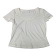 Top Short Sleeve Basic By Pink Rose In White, Size: M For Cheap