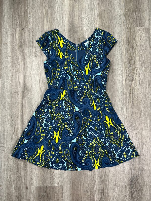 Blue Dress Casual Short Tracy Reese, Size Petite   Xs Supply