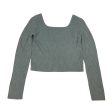 Top Long Sleeve By Old Navy In Blue, Size: M Sale