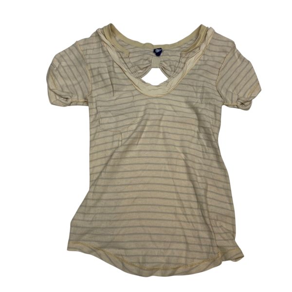 Top Short Sleeve Basic By Free People In Cream, Size: L Sale