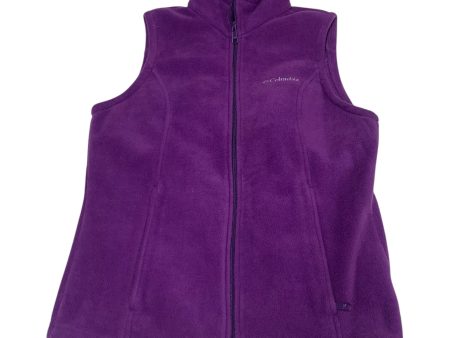 Vest Fleece By Columbia In Purple, Size: M Fashion