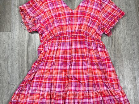 Pink Dress Casual Short Terra & Sky, Size 2x Supply