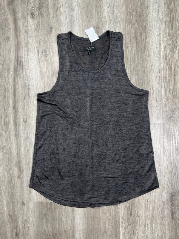 Tank Top By Rag And Bone In Silver, Size: L Supply