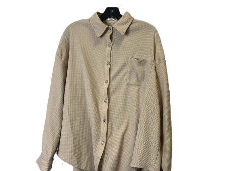 Top Long Sleeve By Clothes Mentor In Tan, Size: Xl Online Sale