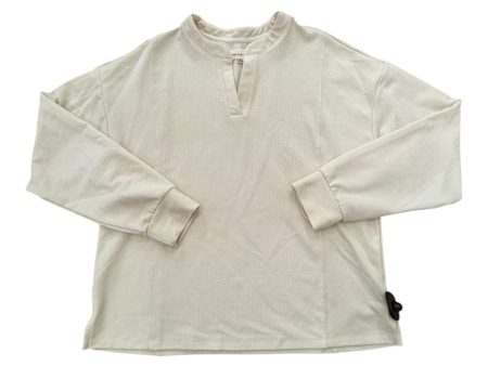 Top Long Sleeve By Thread And Supply In Cream, Size: M Online Hot Sale