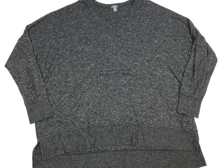 Top Long Sleeve By Aerie In Grey, Size: L Online Hot Sale