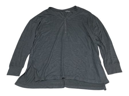 Top Long Sleeve By Abercrombie And Fitch In Grey, Size: L Discount