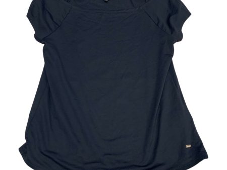 Top Short Sleeve By Clothes Mentor In Black, Size: 2 Fashion