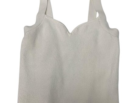 Top Sleeveless By Abercrombie And Fitch In Cream, Size: L on Sale