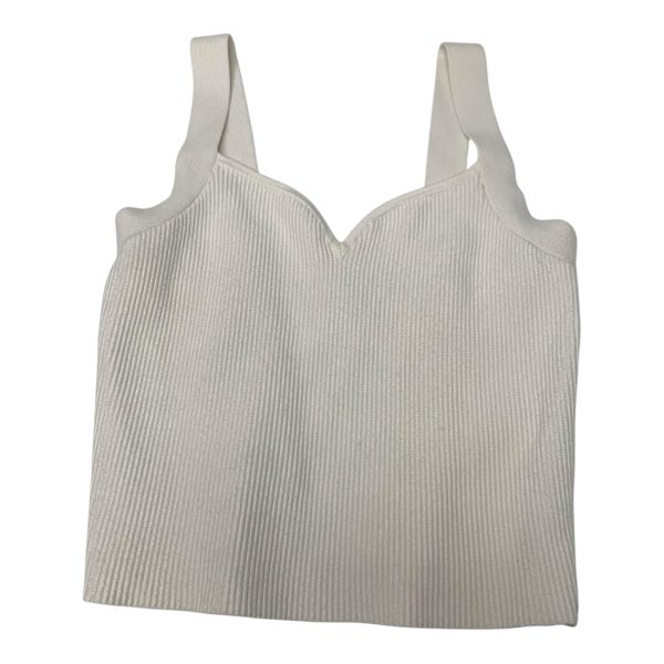 Top Sleeveless By Abercrombie And Fitch In Cream, Size: L on Sale