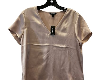 Top Short Sleeve By Express In Peach, Size: S For Sale