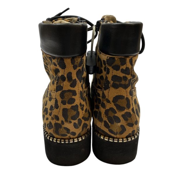 Boots Ankle Flats By Vaneli In Leopard Print, Size: 7 Online Sale