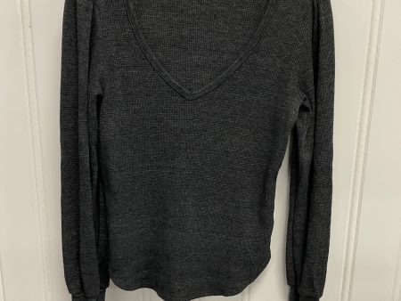 Top Long Sleeve Basic By Michael Stars In Grey, Size: S Supply