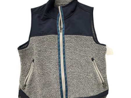 Vest Faux Fur & Sherpa By Toad & Co In Blue, Size: S Sale