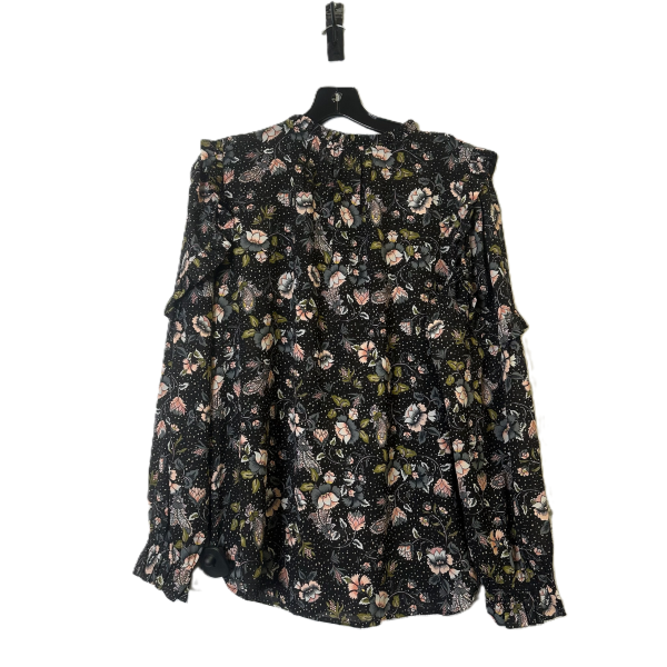 Top Long Sleeve By Loft In Floral Print, Size: M Fashion