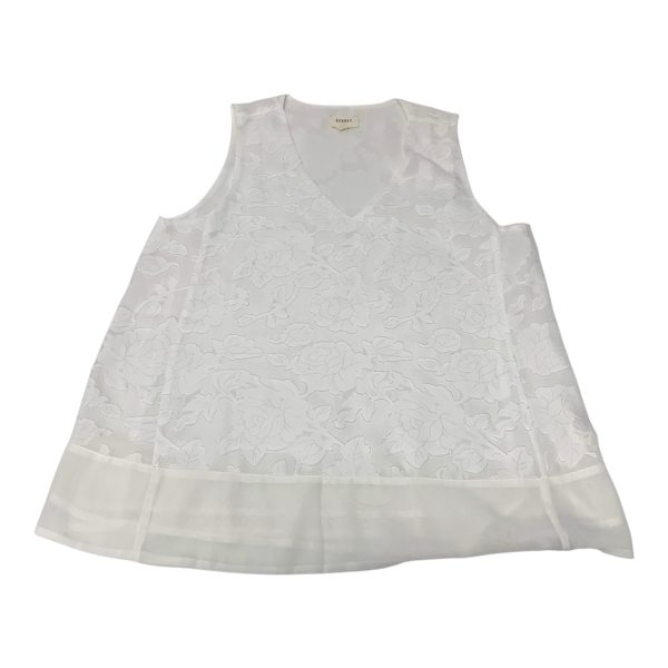 Top Sleeveless By Everly In White, Size: L Online