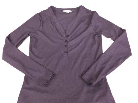 Top Long Sleeve By Athleta In Purple, Size: M Online Sale