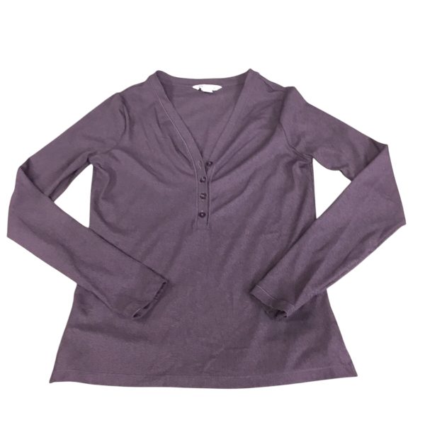 Top Long Sleeve By Athleta In Purple, Size: M Online Sale