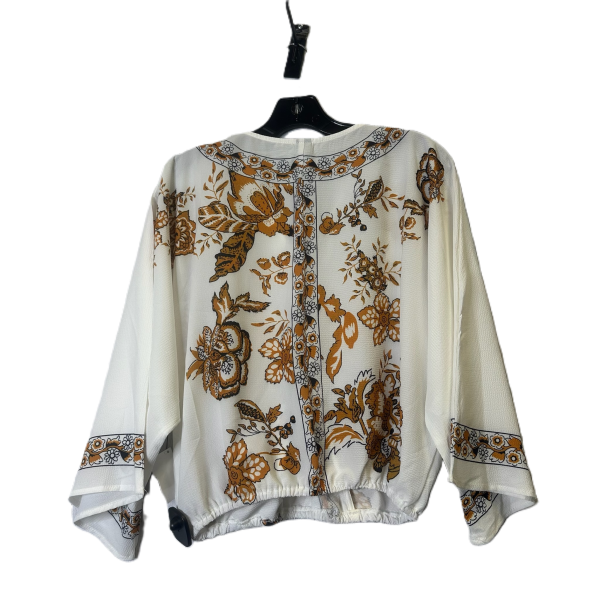 Top Long Sleeve By Shein In Floral Print, Size: M Online Hot Sale