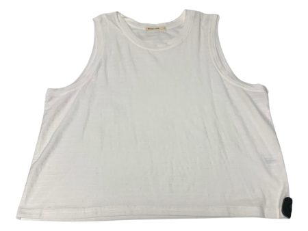 Top Sleeveless By Marine Layer In White, Size: L For Sale