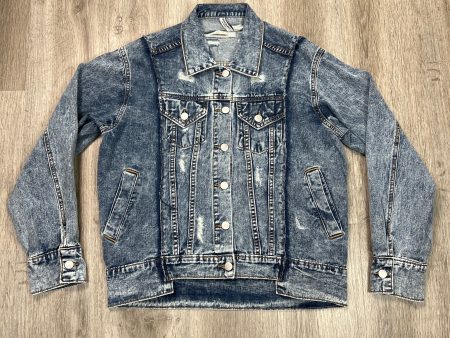 Jacket Denim By American Bazi In Blue Denim, Size: S Hot on Sale