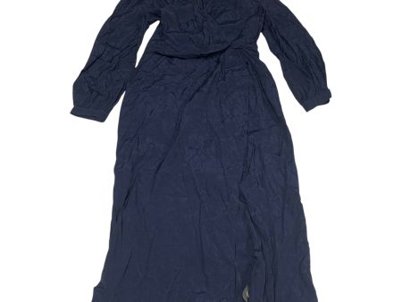 Dress Casual Midi By Greylin In Navy, Size: Xs For Cheap