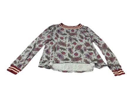 Top Long Sleeve By T.la In Grey & Red, Size: S on Sale