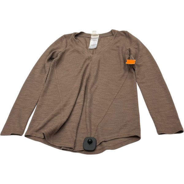 Top Long Sleeve By Clothes Mentor In Brown, Size: Xs Sale