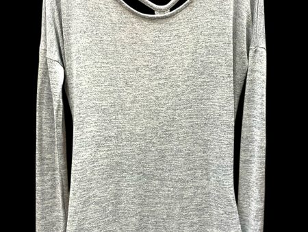 Top Long Sleeve By Athleta In Grey, Size: S Hot on Sale