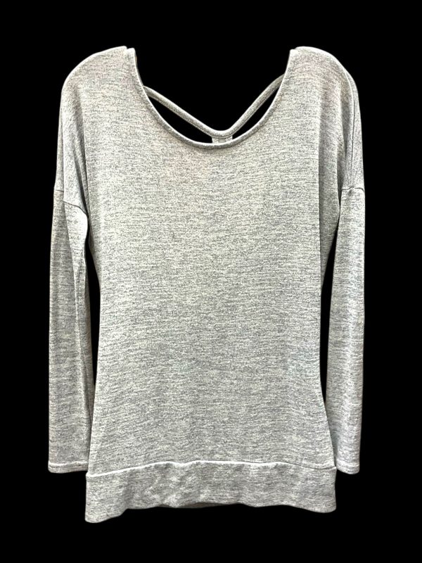 Top Long Sleeve By Athleta In Grey, Size: S Hot on Sale