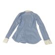 Top Long Sleeve By H&m In Blue, Size: Xs Supply