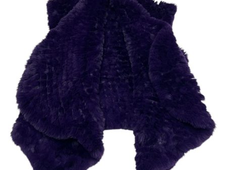 Vest Faux Fur & Sherpa By Stella + Lorenzo In Purple, Size: S For Discount