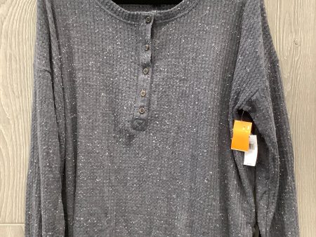 Top Long Sleeve By Old Navy In Grey, Size: L Supply