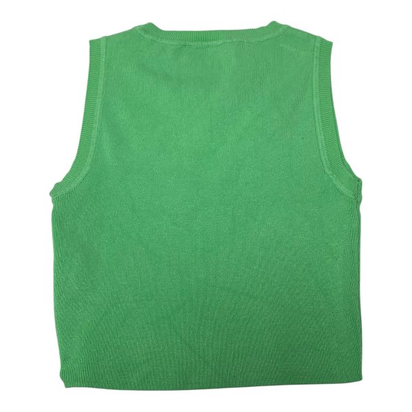 Top Sleeveless By Zara In Green, Size: M Fashion