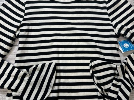 Top Long Sleeve By Maeve In Striped Pattern, Size: L Supply