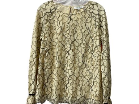 Top Ls By Rose And Olive In Tan & White, Size:L Discount