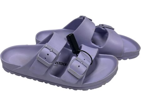 Sandals Flats By Birkenstock In Purple, Size: 5 Online Sale