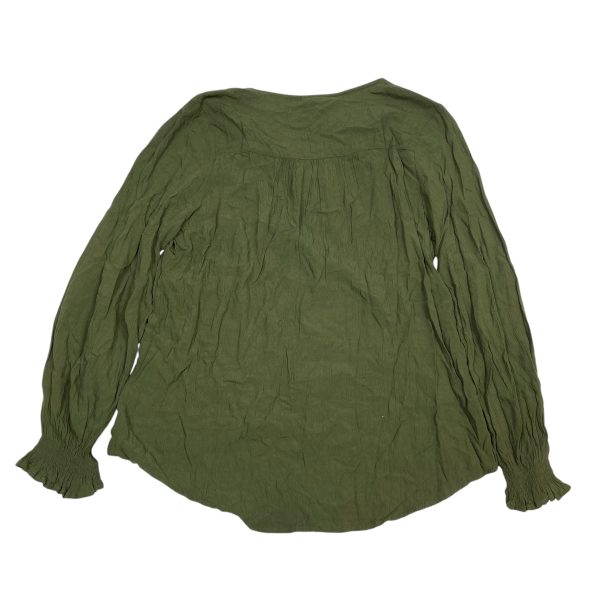 Top Long Sleeve By Knox Rose In Green, Size: Xs For Discount