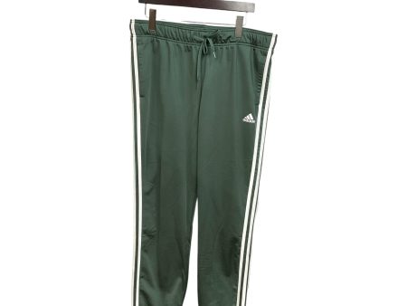 Athletic Pants By Adidas In Green, Size: Xl Cheap