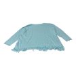 Top Long Sleeve By Talbots In Blue, Size: 3x Cheap